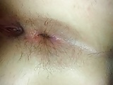 Opened ass while in bed. The day after first anal!