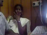 Tamil pair in Internet caffe