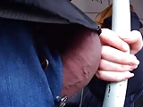 touch on a tram (dick flash too)