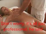 His girlfriend got a massage...
