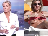 Claire Chazal TV and topless part1