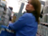 Big Booty MILF In Walmart!