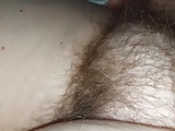 wifes sexy soft unaware hairy pussy under the sheets