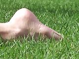 Candid Feet in Park #3