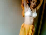 Shy Indian Aunty (Marathi) stripping