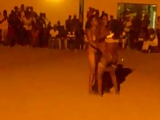 danceing naked en fucking in front of people 