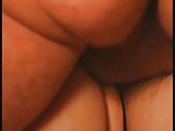 Closeup hairy creampie