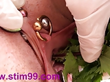 Nettles in Peehole Urethral Insertion Nettles & Fisting Cunt