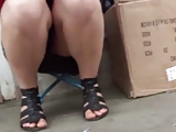 Sitting Upskirt. Two Episodes (+slow motion)