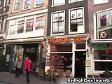 American guy comes to Amsterdam to fuck