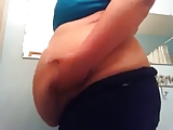 BBW Big Belly Jiggling