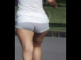 Short Shorts And A Slight Wedgie Whooty