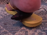 Toy Rat trample Crush under Flip Flops