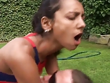 teen outdoor fuck and facial