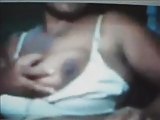 Sri Lankan lady showing to web cam 2