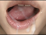 Asian girl swallows huge load 3! by triplextroll