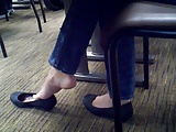 Candid College Shoeplay Feet