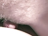 Hairy Blond pussy tease