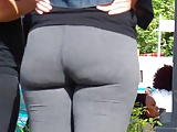 booty grey spandex