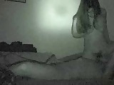 Nightvision sex with this asian chick
