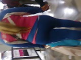 spandex  en el metro