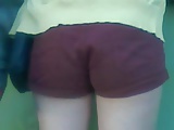 red tight shorts hoot