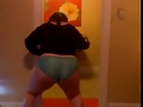 slow-mo bbw twerk