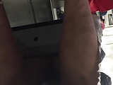 mature upskirt in metro 2