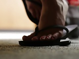 Candid Sexy College Feet & Painted Toes POV Close Up