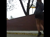 Mini Skirt Walking