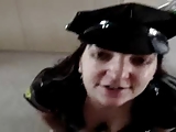 British Milf Sgt. Sexy gets a face full