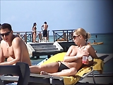 incredible new russian couple  wife beach punta cana