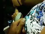 touch tits in bus