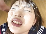 japan shoolgirl bukkake