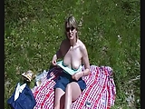 French amateur exhib in picnic and suck