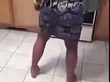 Shorty Lets Herself Go In The Kitchen