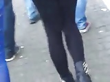 Spy young teen ass on the Street