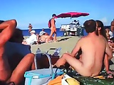 Blowjob at the public beach at Cap d Arg