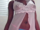 Dominicana dancing in Skype-Puta Dominicana bailando en cam