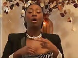 FEMALE PREACHER exposes breast during sermon