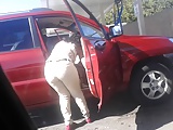 thick ass at carwash