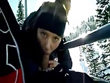 Chair Lift public blowjob