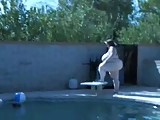 BIG SPLASH bbw  in a pool