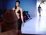 Fashion TV wank with cum