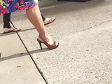 Candid Jessica Simpson slingbacks