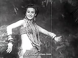 Exotic Babe Dances and Smiles (1940s Vintage)