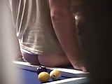 Real Hidden Pool Table Blowjob 