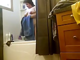 BBW wife on spycam after shower