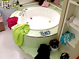 Big Brother NL  Hot blond teen Girl showers nude after sport