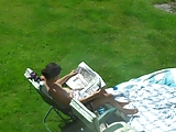 spy neighbour sunbathe2